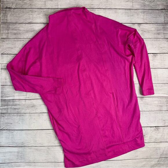 Daily Practice Anthropologie Long Sleeve Mock Neck Knit Mini Dress Pink Medium - Picture 10 of 13